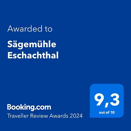 Saegemuehle Eschachthal Apartment